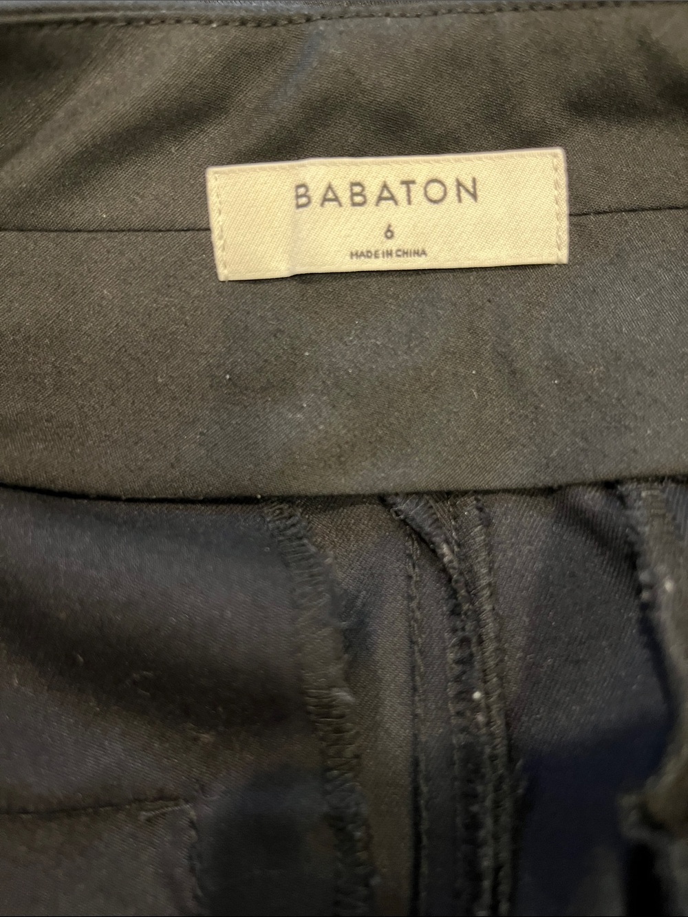 Babaton Black High Rise Shorts - Picture 3 of 6